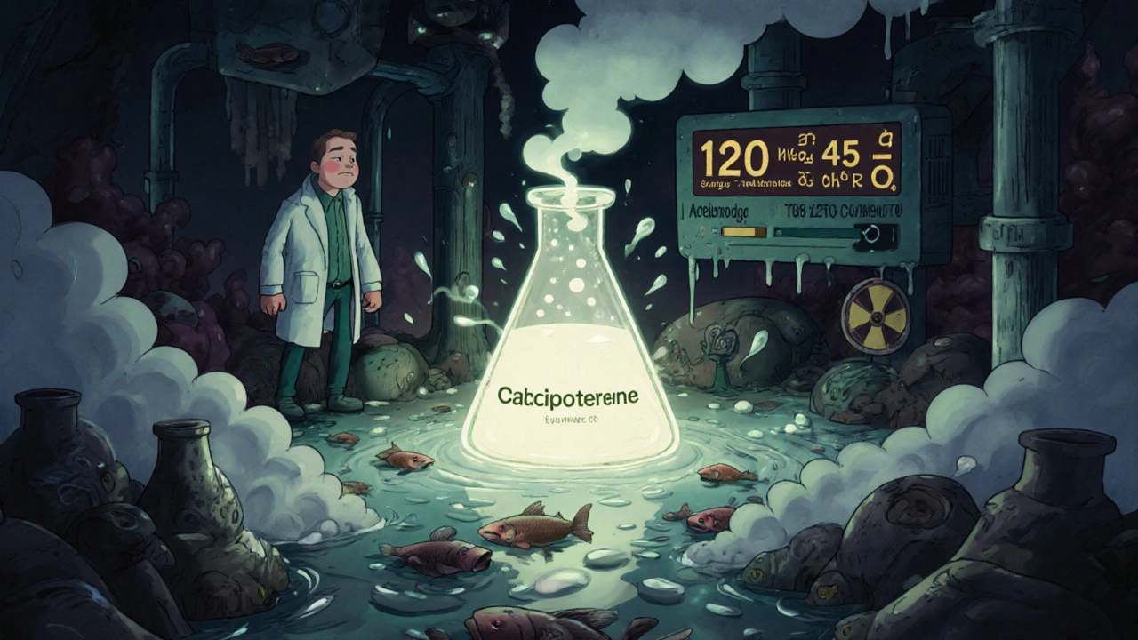 Miljøpåvirkningen av produksjon av calcipotriene