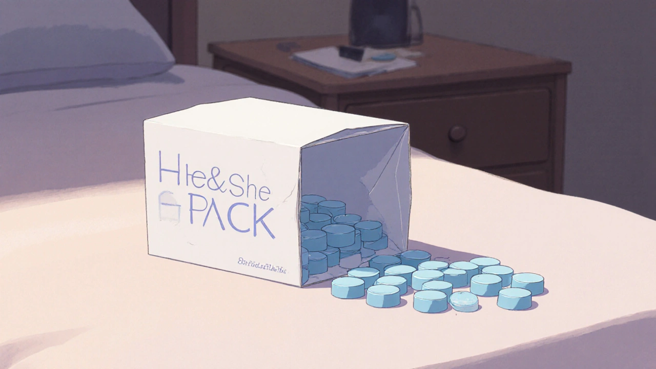 Sammenlign He&She ED Pack (Sildenafil) med andre ED‑alternativer