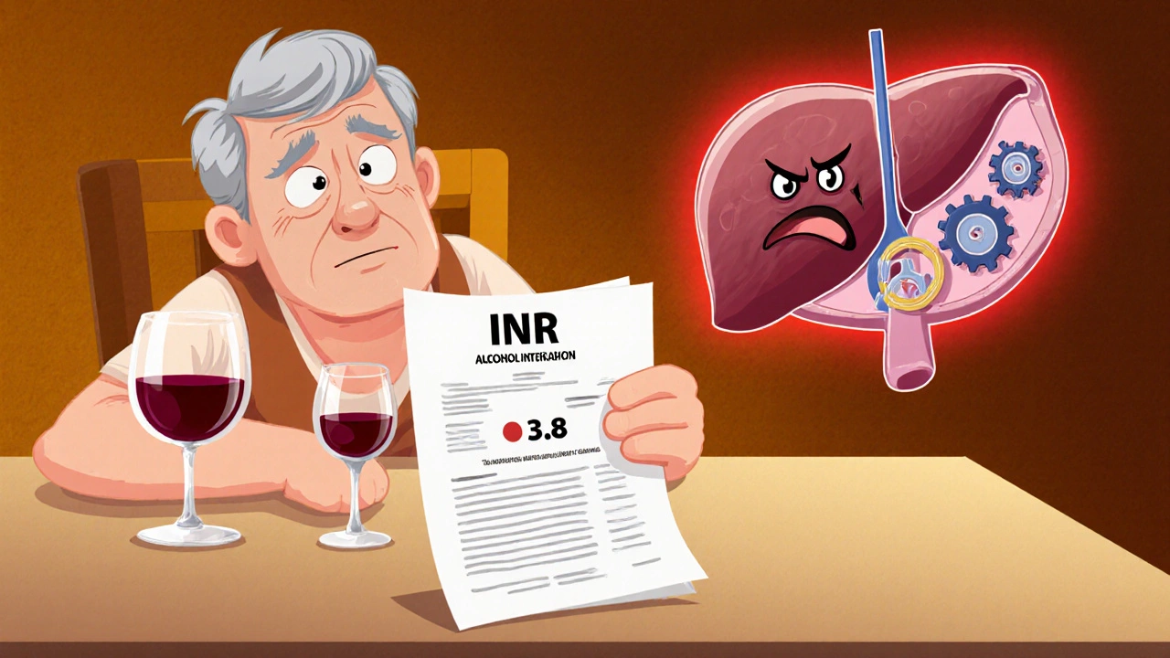 Alkohol og blodfortynnere: Risiko for blødning og INR-endringer