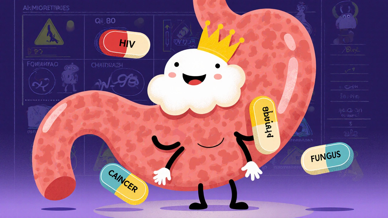 Syrereduserende legemidler: Hvordan de påvirker opptak av andre legemidler