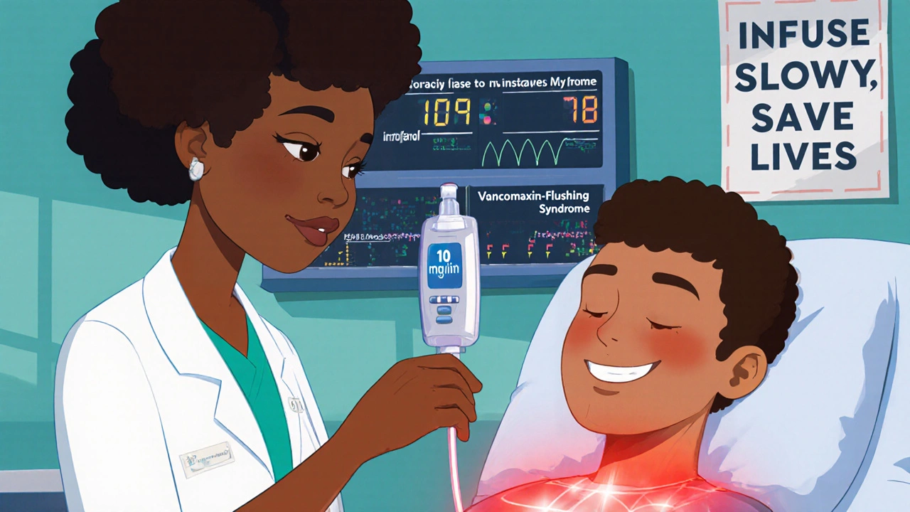 Vancomycin og vancomycin-flushing syndrom: Hva du må vite om infusjonsrelaterte reaksjoner