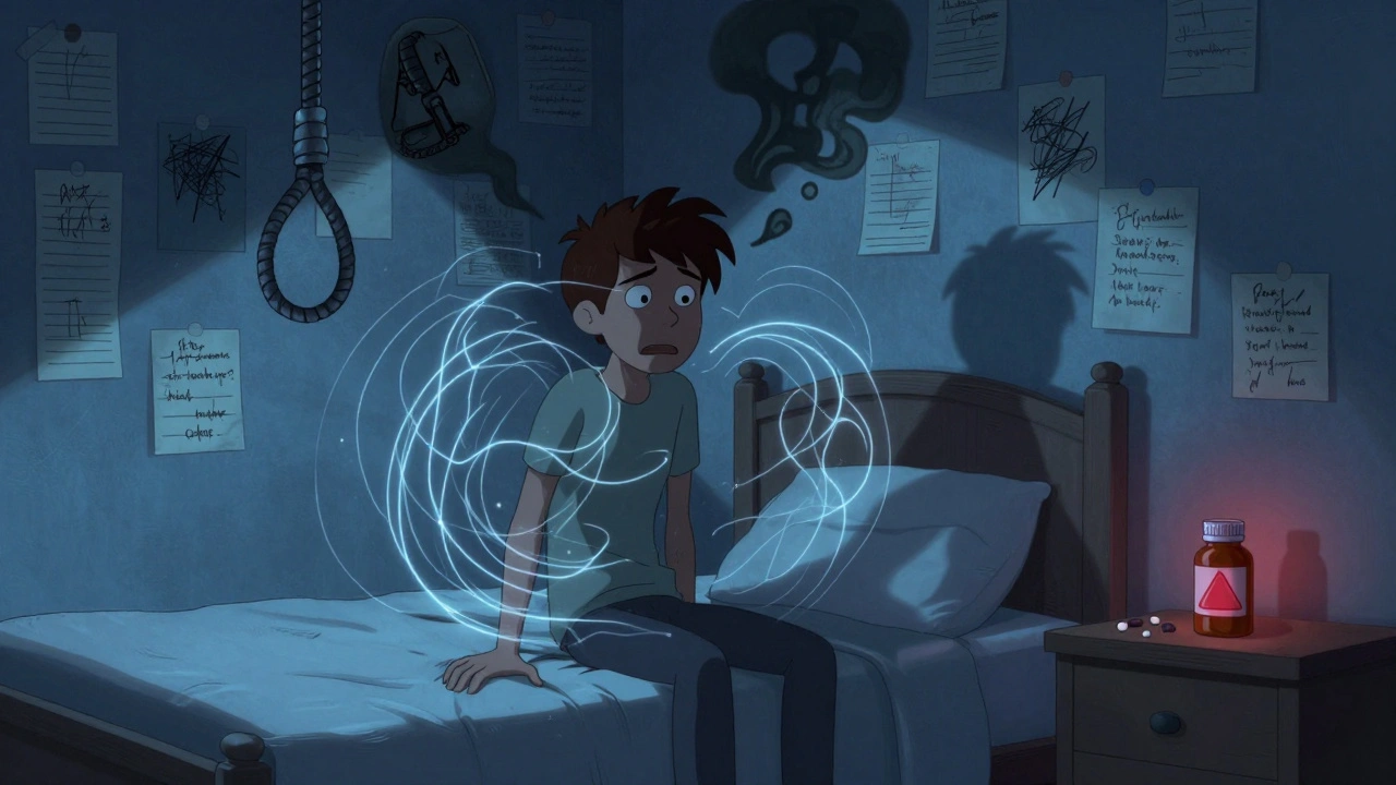 Advarsels tegn på medikamentforårsaket selvmordstanker og atferd