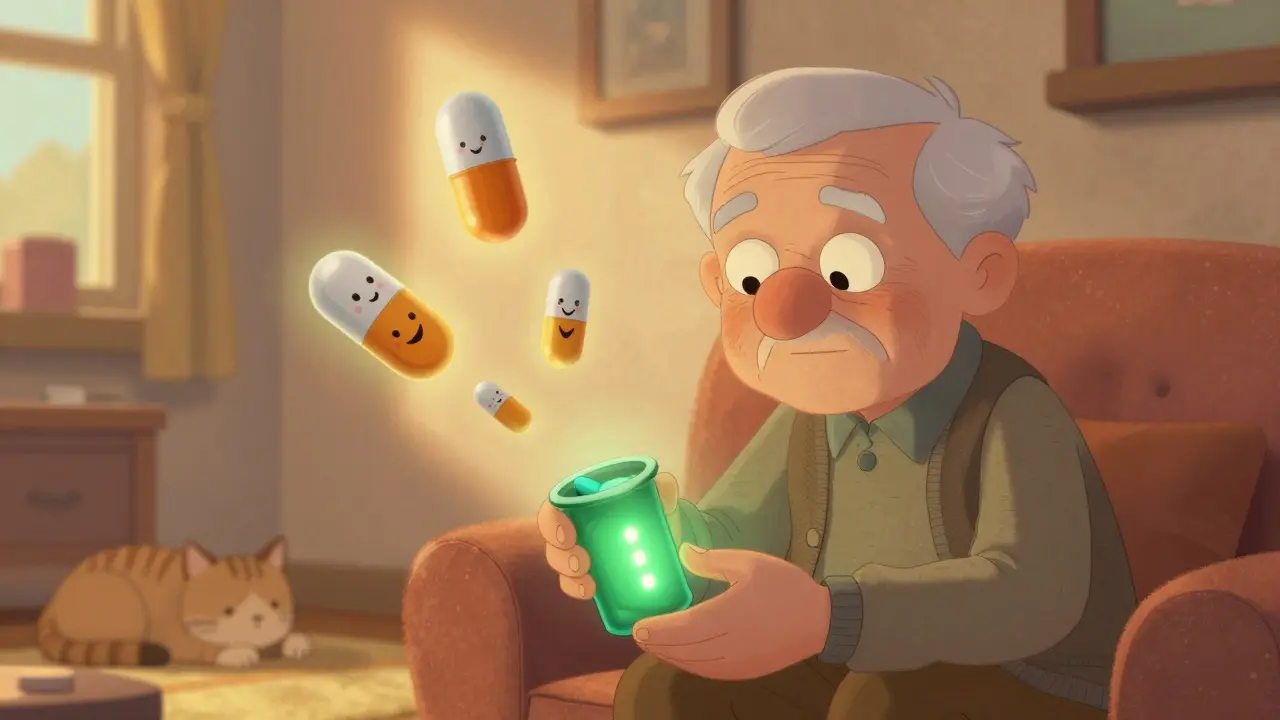 Hvordan håndtere glemme med smarte pillekapper og -dispensere