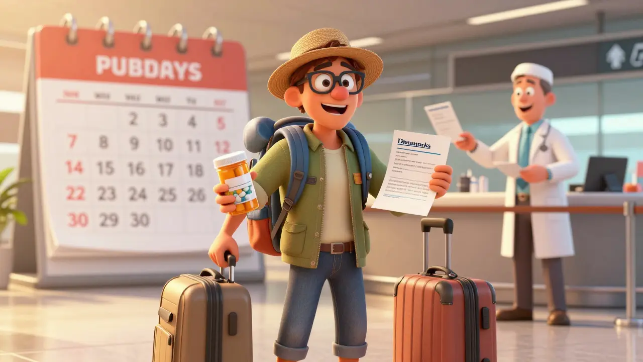 Hvordan håndtere medikamentbestillinger under lengre reiser