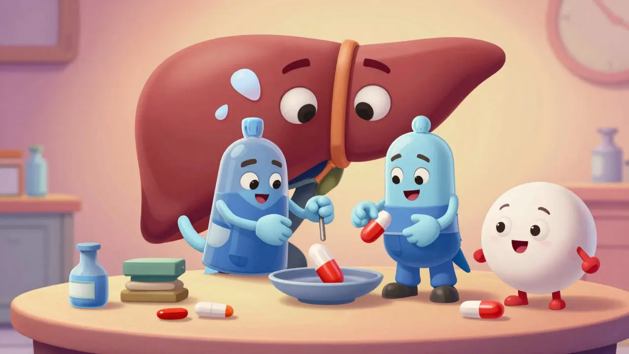 CYP-enzymkarakterer i leveren behandler artemether, mens en annen legemiddel hemmer prosessen