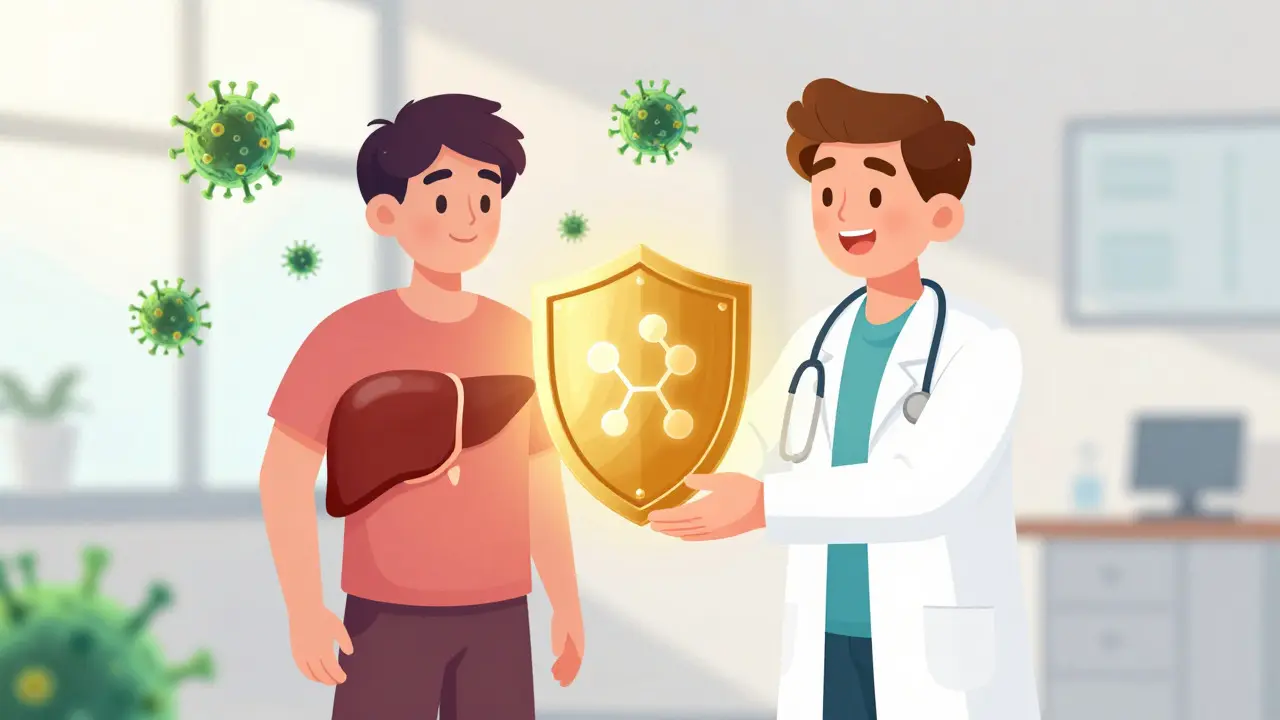 Legen gir antiviral profylakse som beskytter leveren